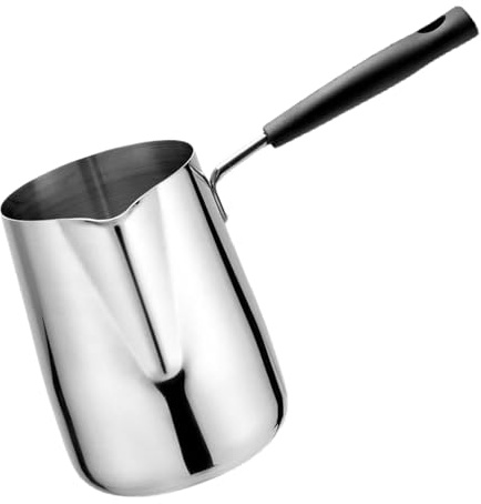 Mini Calentador De Mantequilla, Cafetera Turca, Olla Para Derretir Leche, Cacerola Para Derretir Mantequilla, Mini Cacerola Con Pico Vertedor Para Hervir Leche