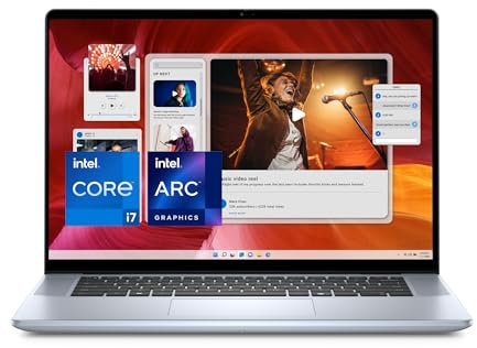 Dell Inspiron 16 Plus 7640 Ordinateur Portable 16'' 2.5K 120 Hz, Intel Core i7-13620H, 16 Go RAM, 1 to SSD, Windows 11 Home, Lecteur d'empreintes, Clavier rétroéclairé AZERTY - Bleu Glacé