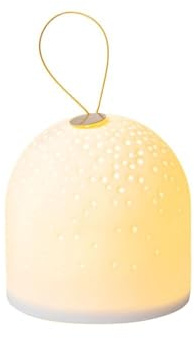 Räder LED Porzellanlampe Schneeflocken