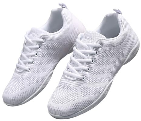 Yummsion Cheerleading Training Schuhe,Damen Cheerleading Schuhe,Cheerleader Sportschuhe,rutschfest Und Bequem,Atmungsaktiv,Cheerleading Training FüR Frauen Und Jugendliche Yoga Trainings