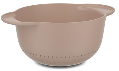 Mepal - Colador Chef it - Fácil drenaje - Base antideslizante para un mejor agarre - Apto para lavavajillas - Colador de cocina - 3000 ml - Chalk