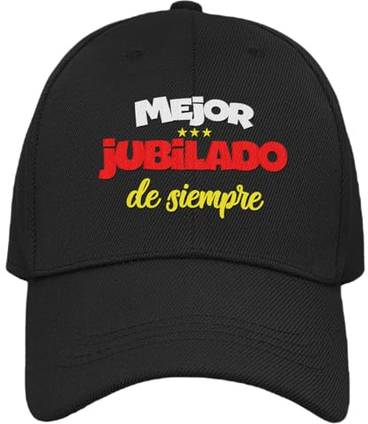 Vulfire Gorra Hombre Jubilado - Regalo para Jubilados Cumpleaños Original Ideas de Regalos para Él para Navidad Talla Única con Visera Jubilación