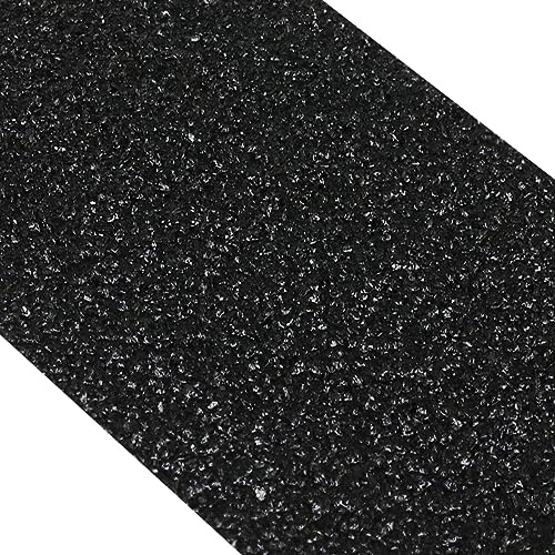 KLEBESHOP24 Bande antidérapante autocollante | Noir | 50 mm de large | Groupe antidérapant R13 | Bandes ou rouleaux, quantité au choix (noir, 2 bandes de 50 mm x 200 mm)