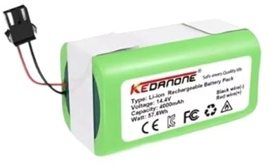 Batería De Iones De Litio De 14,8 V Y 5200 MAh, Compatible Con Conga, Excellence 3500, 950, 990, 1090 Y 1790, Compatible Con Deebot, N79S, N79 Y DN622.(4000mAh)