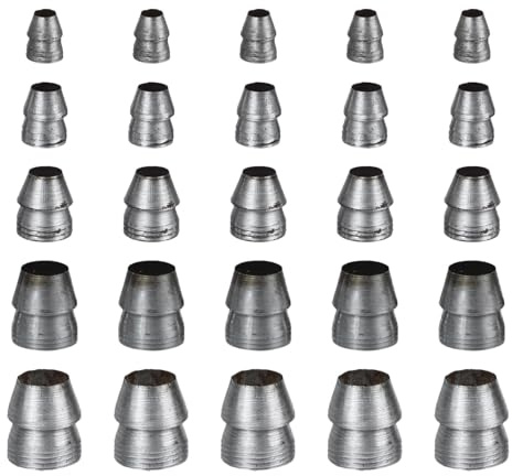 FOMIYES 25pcs Round Iron Handle Wedges Lightweight and Easy to Store Practical Metal Repair Tool for Axe and Sledgehammer Handle Replacement