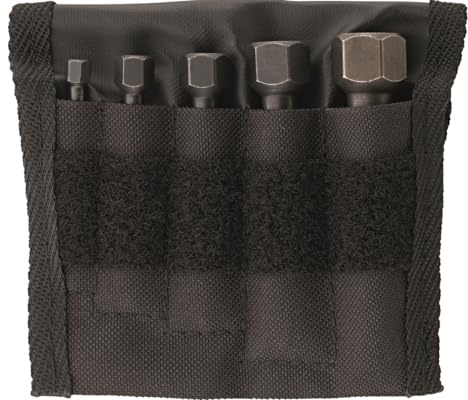 STAHLWILLE 901/5T Schraubenausdreher-Satz 5-tlg. | zum Entfernen von beschädigten Schrauben M5-M20, Links- und Rechtsgewinde | in Textiltasche | Made in Germany