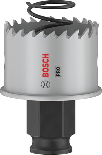 Bosch 1x PRO Sheet Metal Power Change Plus Hole Saw | for Stainless steel sheets, Steel sheets, Ø 38 mm, Professional Accessory Drill Driver