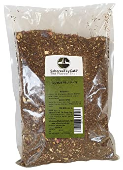 SABOREATE Y CAFE THE FLAVOUR SHOP Té Rooibos Relajante En Hoja Hebra A Granel Infusión Natural Adelgazante 500 gr