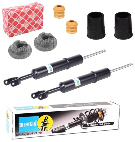 2x Bilstein B4 Stossdämpfer + Febi Domlager vorne | 19-164472 + 26360 + 900075 Kompatibel mit A4 B7 (8EC),A4 B7 Avant (8ED),Exeo (3R2),Exeo St (3R5)