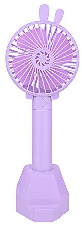 KANKOO Battery Hand Held Fan Rechargeable Hand Held Fan Handheld Fan Rechargeable Hand Held Battery Operated Fan Portable Handheld Fan Hand Held Usb Fan purple