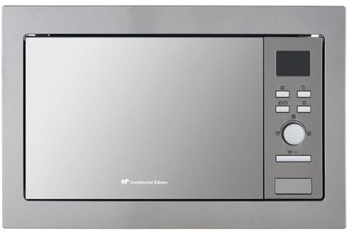 Micro-ondes grill encastrable CONTINENTAL EDISON CEMO25GE2 Silver L59,5 x H38,8 x P40 cm 25L