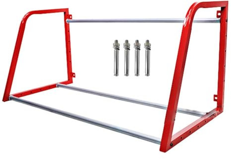 DAGROD däckhylla Tyre Rack väggmonterad däckhylla, kraftig fälghylla för 4–6 däck, garage/verkstad/bilreparationsverkstäder, hyllenhet