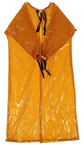 Hoement Elastischer Spritzwassergeschützter Kittel Aus Kunststoff Mit Langen Ärmeln Verschleißfest Recycelbar Schutzkleidung Für Schlachthöfe Chemiewerke Und Industrie