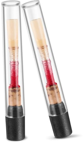 VICASKY Professionelle Handgemachte Bambus Oboenrohre 2 Stück Leicht und Einfach zu Tragen Instrumentenzubehör für Performance Gelegenheiten Zufällige Farbe