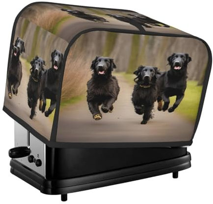 Housse de grille-pain à revêtement plat avec poches et anneau supérieur, lavable en machine, mignon, tendance