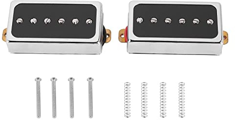 Reinscer P90 Elektrisch Gitarre Pickup Humbucker GrößE Single Coil Pickup Hals und BrüCke Gitarre Teile und ZubehöR