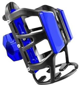AXCAR Porte-Bouteille d'eau Boisson Moto Porte-gobelet d'eau pour Street pour Fighter pour V2 pour V4 pour V4S pour V4SP2 Porte-gobelet(Blue)