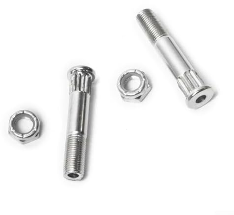 Eawfgtuw Boulons de pièces de skateboard à tête ronde de 55 mm avec kit de vis M10, alliage d'aluminium de rechange pour longboard, skateboard, trucks