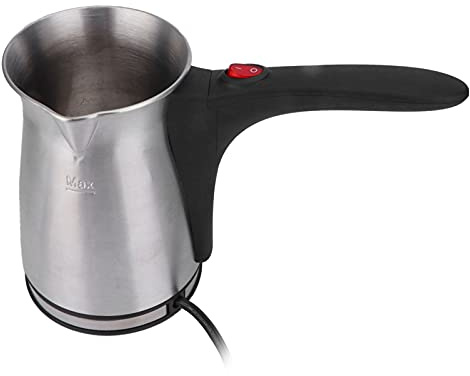 ZAWELIYO Caffettiera Elettrica, 500ml 4 Tazze Scaldalatte per caffè in Acciaio Inossidabile Riscaldamento Rapido Piccolo Elettrodomestico Portatile per Ufficio
