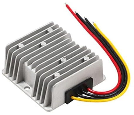 EpheyFIF Convertidor de fuente de alimentación de 48 V a 12 V 10 A, regulador reductor CC para LED, coche y camión