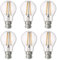 SD LUX Bombillas LED B22 BC de filamento vintage, 8 W, 850 lm, A60, sin parpadeo, bayoneta, bombillas LED Edison, blanco cálido, 2700 K, no regulables, 2 paquetes [Clase energética A+] (A60-B22)