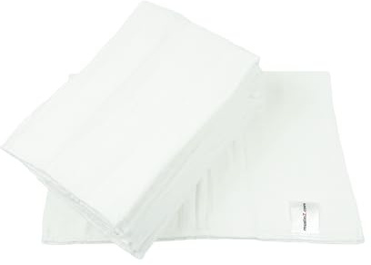 MuslinZ 6 Pack Prefold Cloth Nappies White Cotton Muslin Cloth Diaper Baby Reusable Nappy (Size 3)