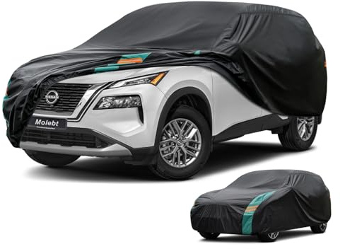 Molebt SUV Cover Waterproof All Weather for SUV & Jeep, Universal Fit for Honda CR-V, Toyota RAV4, Subaru Outback, BMW X3, Nissan Rogue, etc. Rain Winter Sun Protection. (Length: 182-190)