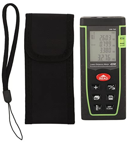 Laser Distance Meter, ABS, Handheld 630‑670nm High Accuracy Infrared Laser Measurement Tool(SW-T60)