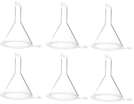 Mikinona Imbuto Trasparente per Cucina Imbuto Separatore a lungo Utensile per Liquidi e Accessorio per Trasferire Spezie e