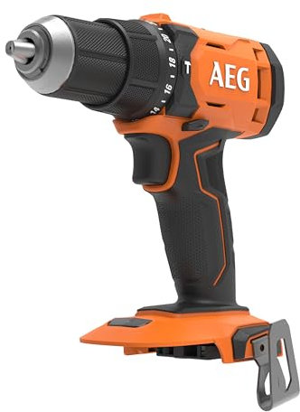 AEG - Trapano a percussione [PRO18V] 18 volt 2 velocità: 0-450/0-1900 giri/min, Capacità di foratura: 40 mm legno/13 mm metallo e calcestruzzo - 60 Nm - (Senza batteria) - BSB18G4-0