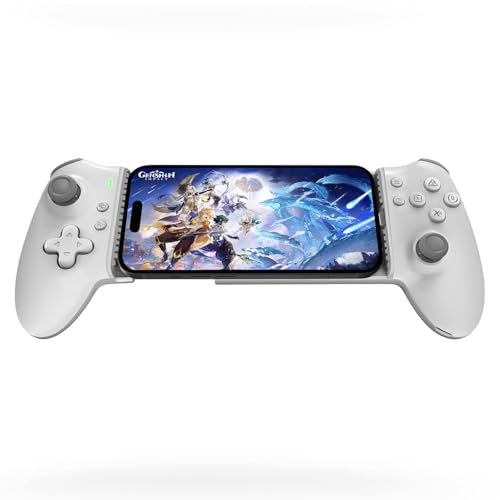 Joso USB C Mobile Gaming Controller for iPhone 15 Series, Emulators, Plug and Play Type C Phone Controller for Android with Hall Effect Joysticks/2 Programmable Buttons, Cloud Gaming/Remote Play