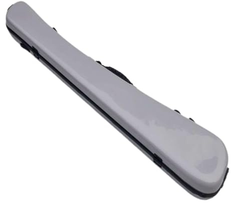Oshhni Estuche para Arco de, Estuche para Arco de Contrabajo, Acolchado, Accesorios para Instrumentos, Estuche de Transporte, Estuche Rígido para, blanco