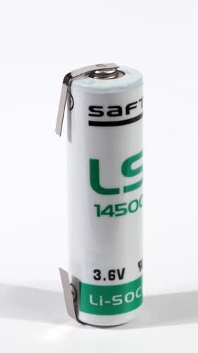 S - LS14500 Lithium Batterie mit Lötfahne Hilumin U-Form