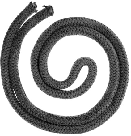 Zerodeko 5m Cuerda De Sellado Para Estufa De Leña Ignífuga Junta Para Puerta De Estufa Sellador Para Chimeneas Uso Cocina o Pellets