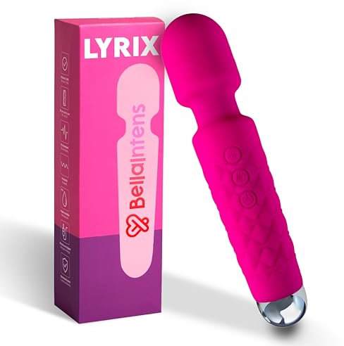 Bellaintens Vibrador, Masajeador Eléctrico Recargable | Juguetes, vibradorador mujer | Con 20 patrones de vibración y 8 velocidades | Carga por USB (Rosa)