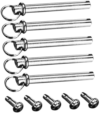 NUOBESTY 5sets Kit Rivetti e Dadi Per Ventaglio Manuale Accessori Per Riparazione Stabile e Facile Installazione in Acciaio Inox