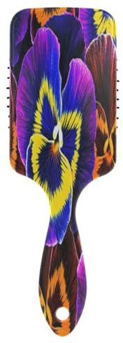 Vivid Pansy Burst - Spazzola districante per capelli, spazzola per capelli da uomo