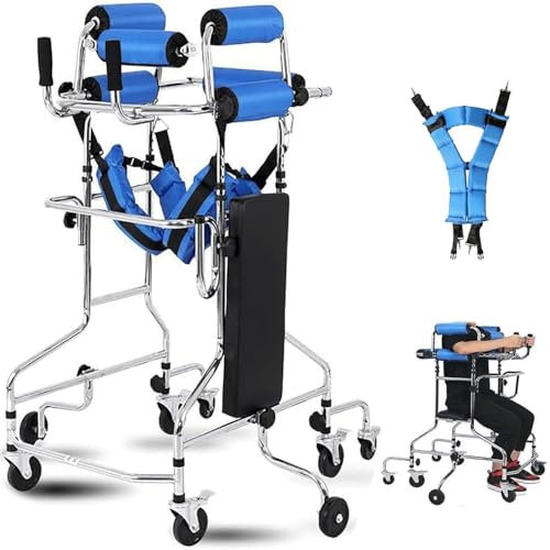 Déambulateur D'Intérieur À 8 Roues, Chariot D'Aide À La Marche, Réglable En Hauteur Et En Descente, Pour Personnes Âgées, Personnes Handicapées, Hommes