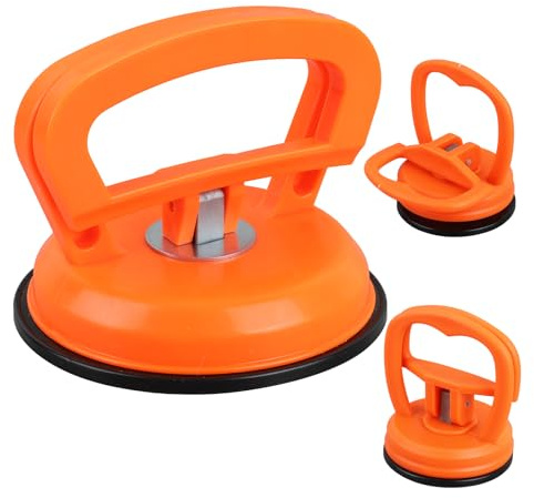 ZoeWei Dent Puller, 3 Pack Car Dent Puller Kit Dent Removal Tool with Strong Suction Cups (2 Small+1 Large) for Cars Body,Glass,Screen,Tiles Lifting, Objects Moving