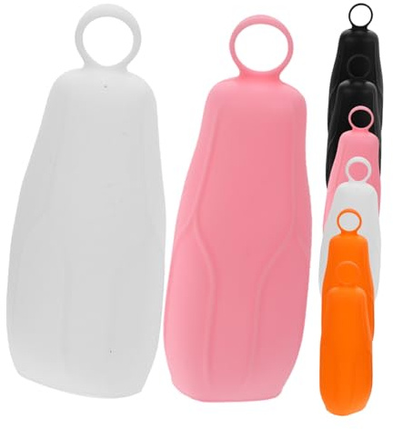 EPIGEIST 8pezzi Guaine da Viaggio per Bottiglie di Lozione Copribottiglia in Silicone Elastiche per Contenitori di Articoli da Toeletta Ricaricabili e Flessibili