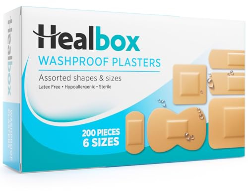 Healbox Washproof Assorted Plasters - Pack of 200