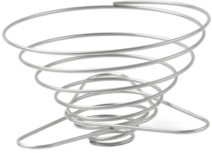 VICASKY Filtro Imbuto Caffè in Acciaio Resistente Accessorio Caffè Riutilizzabile con Supporto Compatto per Campeggio e Uso Quotidiano