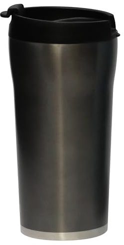 MIRA Stainless Steel Insulated Travel Mug for Coffee & Tea | Tumbler Cup with Spill Proof Twist On Flip Lid | Keeps Drinks Steaming Hot or Ice Cold | 360 ml (12 oz) Grey
