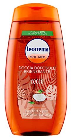 Leocrema Solare Doccia Doposole Rigenerante Cocco, 300 ml