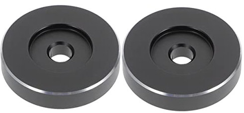 Supvox 2stücke Vinyl Schallplattenadapter Präziser Turntable Adapter Für Schallplatten Und Langlebig Kompatibel Mit Allen Plattenspielern Installieren