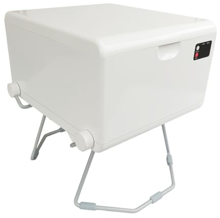 LooSeal EVO Toilette per camper con batteria, toilette da campeggio per furgoni, tende e auto (bianco)