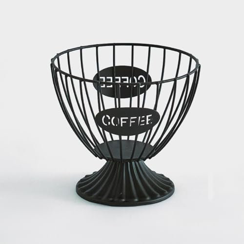KOVNISE Soporte para cápsulas de café, portavasos K para mostrador, organizador de tazas K de estilo minimalista de gran capacidad, organizador de cápsulas de café para cocina, oficina, accesorios de