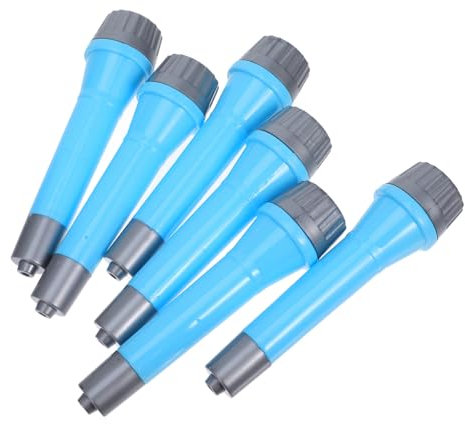 UPKOCH 6pcs Vintage Plastic Pretend Microphone for Boys and Girls Boys and Girls Microphone Toy for Diy Music Practice