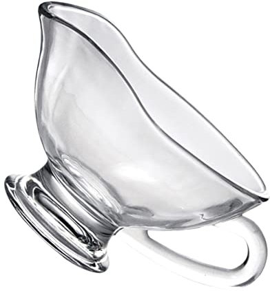 Alipis Glass Juice Bucket for Serving Sauce As Gravy Boat Milk Serving Cup for Restaurant Seasoning Bowl Use