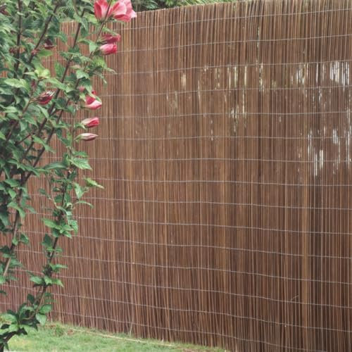 Weide-Sichtschutzzaun 180x300 cm – Natürliche Weidenmatte als Sichtschutz für Garten, Terrasse & Balkon